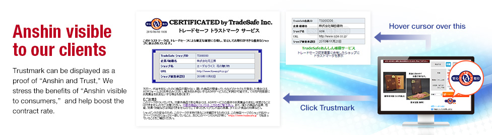 Anshin visible to our clients